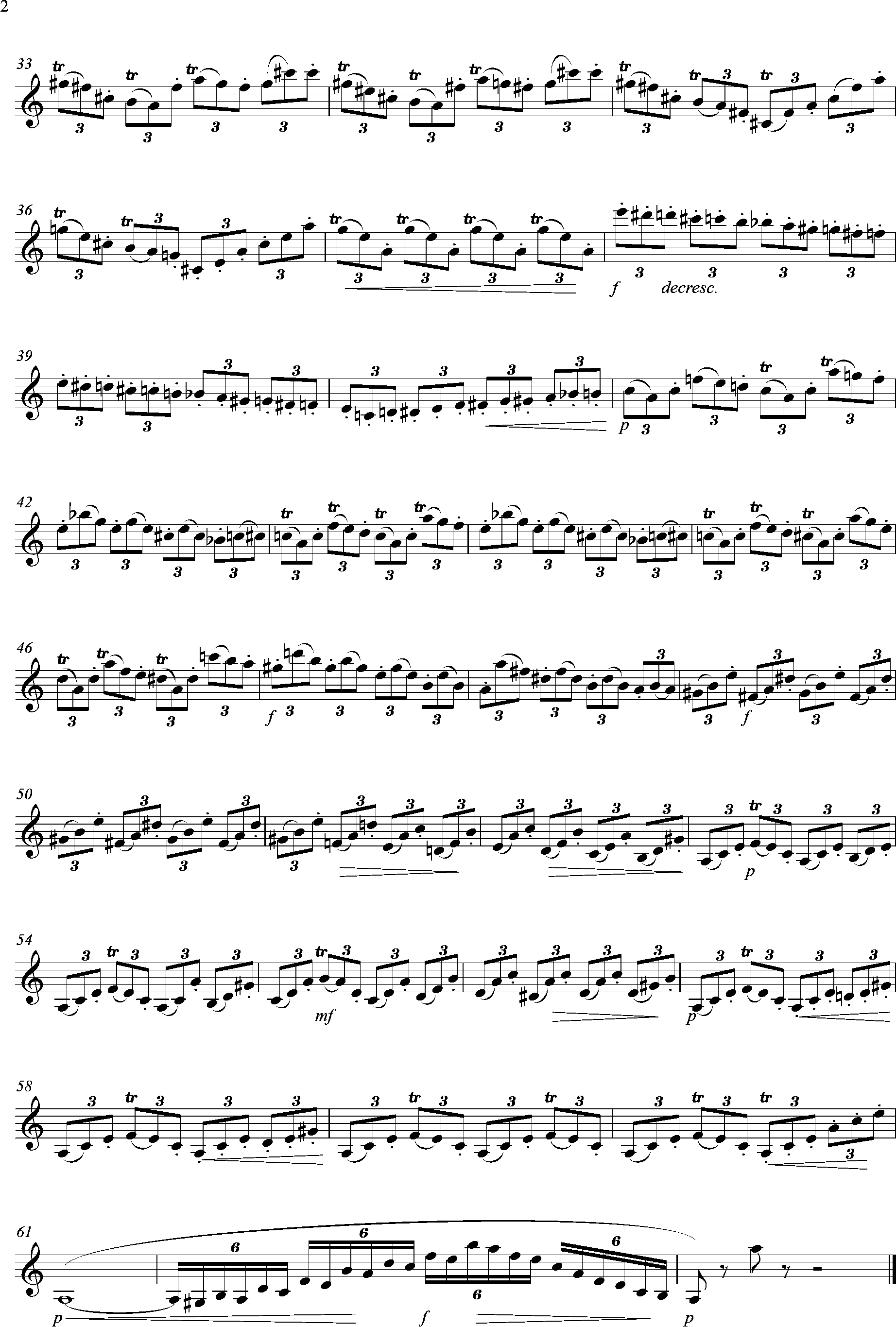 22 Etüden, I. Müller, Heft 2, Seite 2